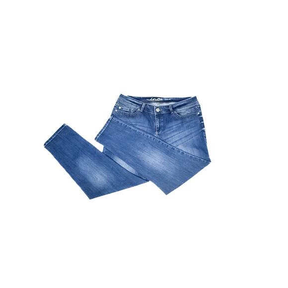 INC Curvy Fit Dark Wash Skinny Jeans - Size 16 - Picture 3 of 10